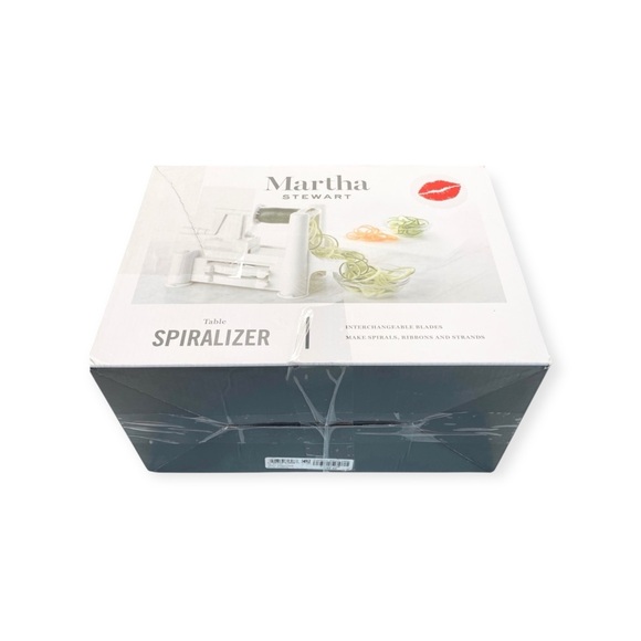 new Martha Stewart ☀︎︎ Veggie Table Spiralizer ☀︎︎ Raw Vegan Pasta Chef Tool ☀︎︎ - Picture 9 of 13